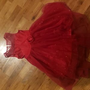 Girls Red Dress